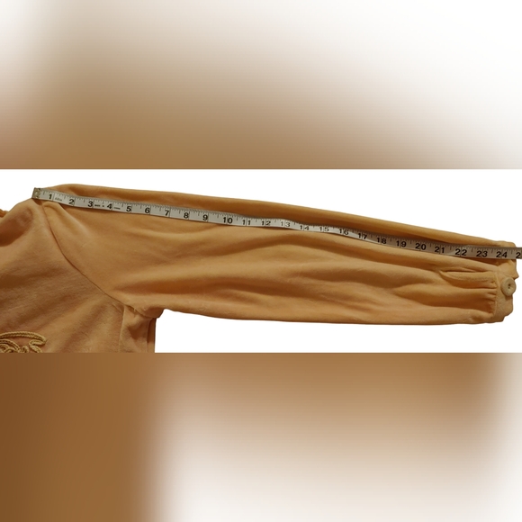 JDL Coat Duster Mottled Pink Velvet Medium Button Front Floral Crewel Work Back - Picture 15 of 15